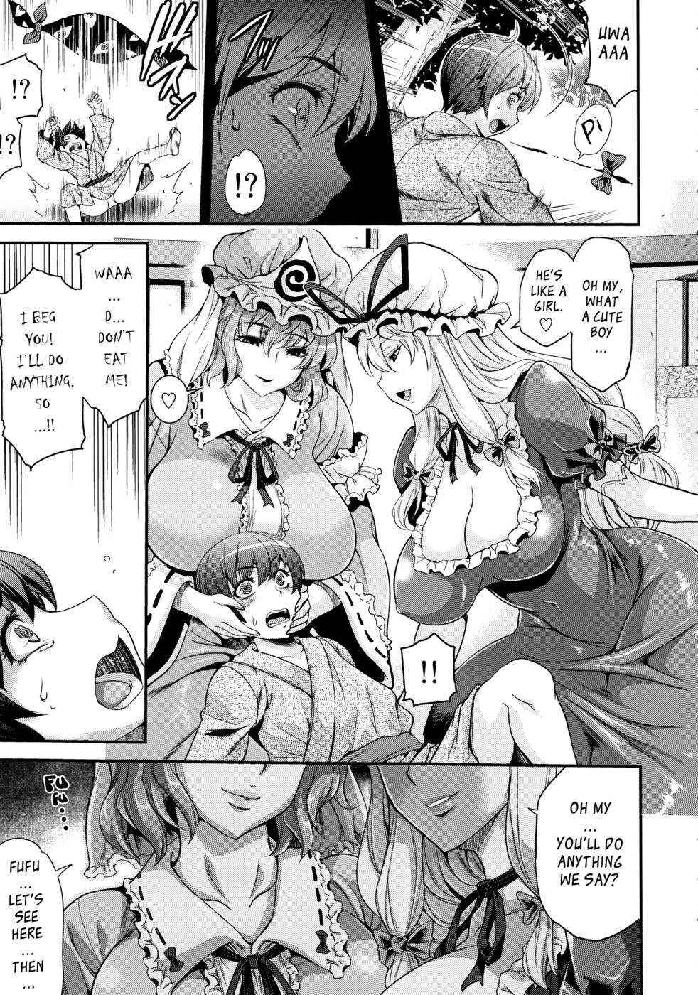 Hentai Manga Comic-Futanarix Touhou - Mayohiga Chapter-Read-6